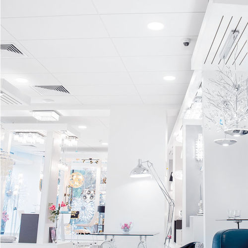 Faux-plafond en fibre minérale - AMF THERMATEX Thermofon - Knauf Ceiling Solutions - en dalles / d'intérieur / acoustique