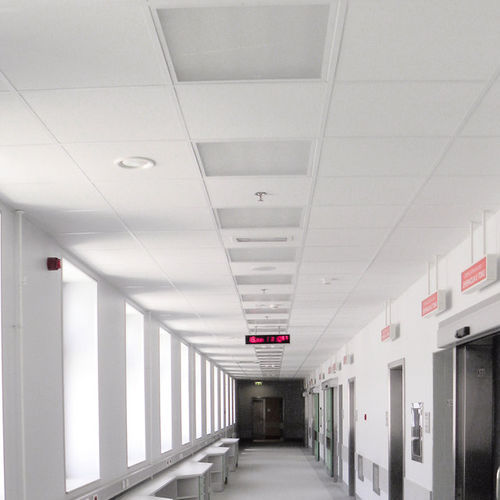 Faux-plafond en fibre minérale - AMF THERMATEX Thermaclean - Knauf Ceiling Solutions - en vinyle / en dalles / d'intérieur