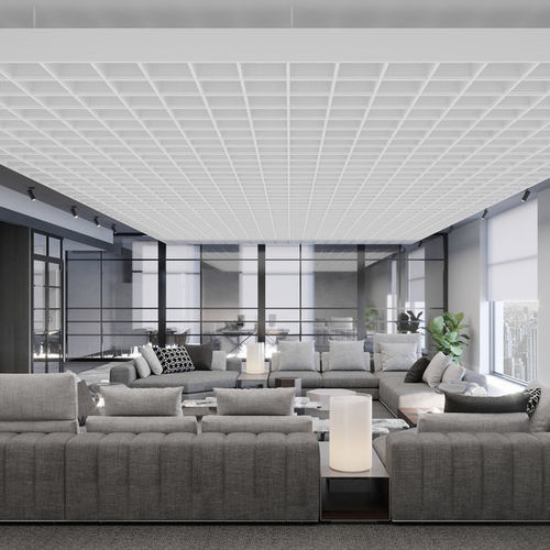 Baffle acoustique en métal - Sky  - Knauf Ceiling Solutions - de plafond / rectangulaire / décoratif