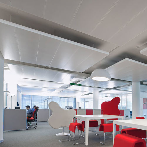 Faux-plafond en métal - Sky Clip / Hook - Knauf Ceiling Solutions - en panneaux / pour bureau / pour salle de conférence