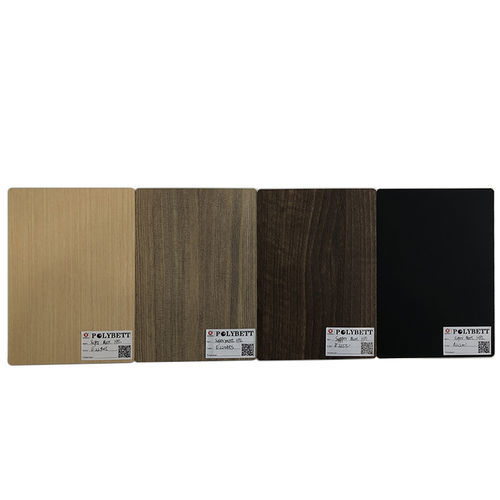 Stratifié décoratif aspect bois - ANTI-FINGERPRINT HPL SHEET - Changzhou Zhongtian Fire-proof Decorative Sheets Co., Ltd. - aspect pierre / uni / aspect métal