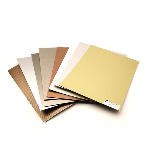 Stratifié décoratif aspect métal - Changzhou Zhongtian Fire-proof Decorative Sheets Co., Ltd. - aspect marbre / aspect tissu / aspect bois