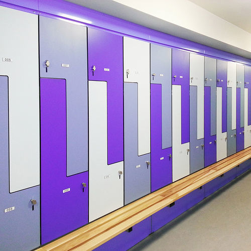Casier vestiaire en HPL - Changzhou Zhongtian Fire-proof Decorative Sheets Co., Ltd. - en stratifié / à clé / sans clé