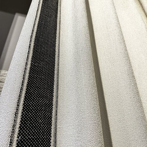 Bordure de tissu d'ameublement - LUZ - DEGRAPE - à rayures / en lin / en polyester