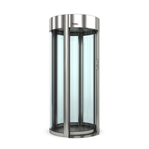 Sas de sécurité courbé - Prestige Light - Saima Sicurezza SpA - pour contrôle d'accès automatique / vitré