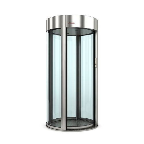 Sas de sécurité courbé - Minisun Light - Saima Sicurezza SpA - pour contrôle d'accès automatique / vitré