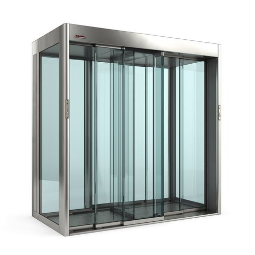 Sas de sécurité pour contrôle d'accès automatique - Multitransito Light - Saima Sicurezza SpA - vitré