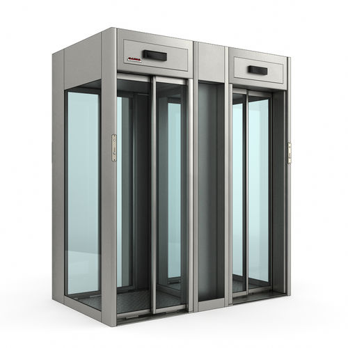 Sas de sécurité pour contrôle d'accès automatique - SecurTransLock - Saima Sicurezza SpA - vitré