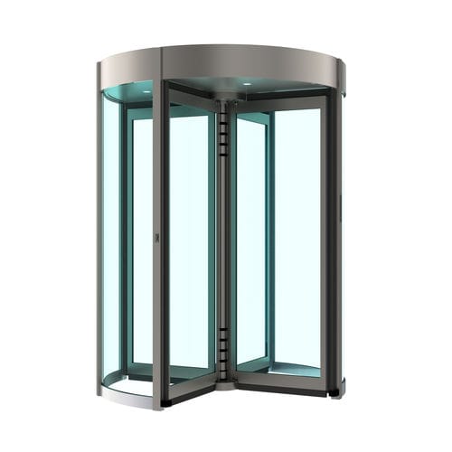 Porte d'entrée - Saima Sicurezza SpA - en verre / en acier / à tambour