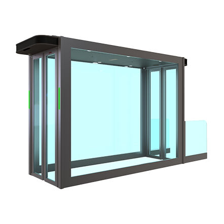 Couloir rapide pour contrôle d'accès automatique - Saima Sicurezza SpA - de sécurité / en verre / en aluminium