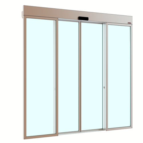 Porte d'entrée - Securlight 370 RC4 - Saima Sicurezza SpA - en aluminium / coulissante / contemporaine
