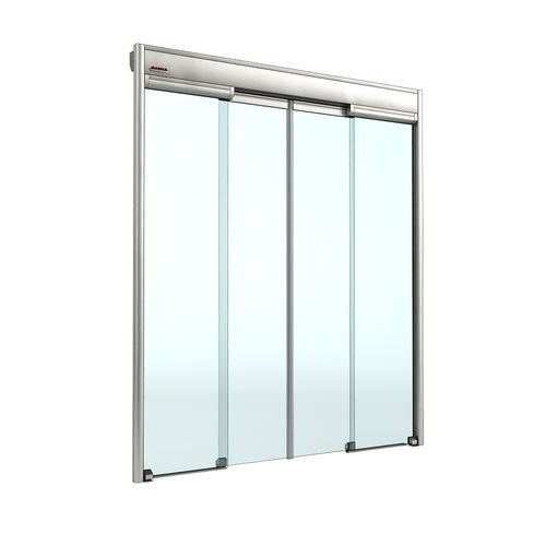 Porte d'entrée - Securlight 313 - Saima Sicurezza SpA - en verre / coulissante / contemporaine