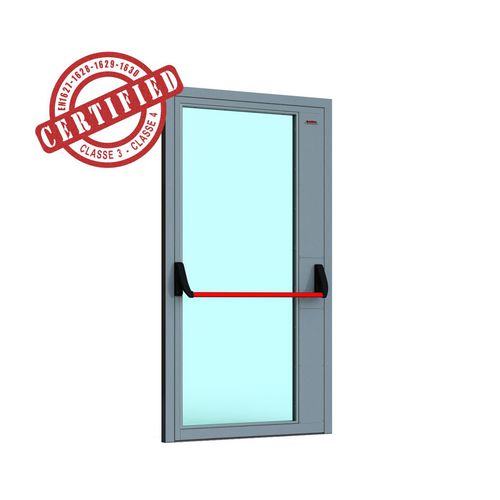 Porte d'entrée - UES 366 RC4  - Saima Sicurezza SpA - en verre / battante / contemporaine
