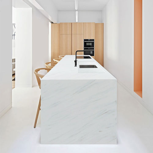 Plan de travail en Solid Surface - ARISTON HW6804 - Kaiping Fuliya Industrial Co., Ltd. - de cuisine / de salle de bain / blanc