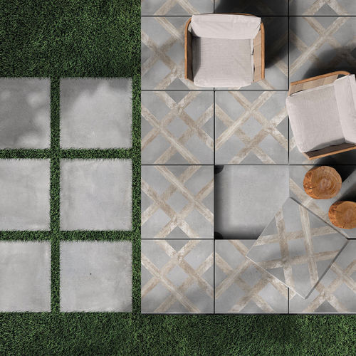 Carrelage en grès cérame - CONCRETE H20  - Frassinoro Ceramiche - mat / d'extérieur / pour entrée