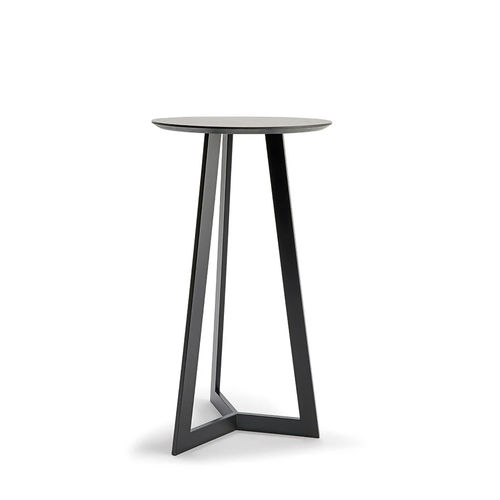 Table mange-debout contemporaine - DEDALO  - Glam_ee by Emmeti - en stratifié / avec piètement en acier / ovale