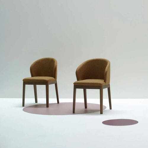 Chaise contemporaine - Dream  - Glam_ee by Emmeti - d'intérieur / en tissu / avec piètement en hêtre