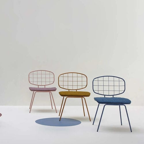 Chaise contemporaine - EGO  - Glam_ee by Emmeti - d'extérieur / d'intérieur / en tissu