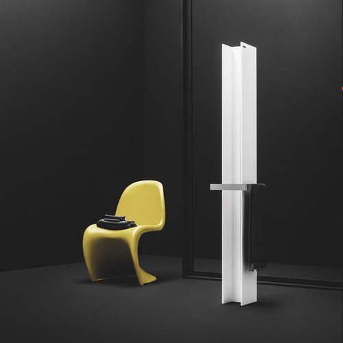 Sèche-serviettes à eau chaude - T TOWER - ANTRAX - 501 w...750 w / contemporain / en aluminium