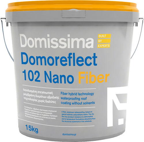 Système d'étanchéité liquide SEL de renfort - DOMOREFLECT 102 NANO FIBER - Domissima S.A. - pour toiture inclinée / pour souche de cheminée / pour panneaux