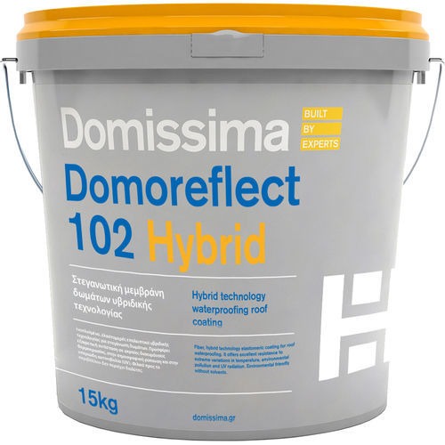 Système d'étanchéité liquide SEL isolant - DOMOREFLECT 102 HYBRID - Domissima S.A. - pour toiture-terrasse / pour toiture inclinée / en élastomère