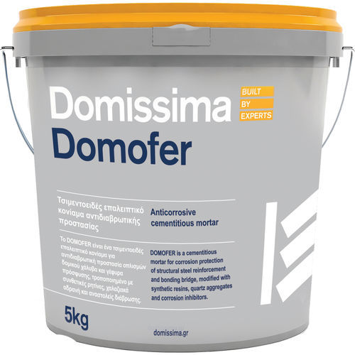 Mortier de restauration - DOMOFER - Domissima S.A. - anticorrosion / pour béton / résine synthétique