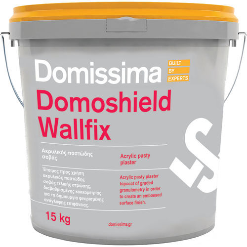 Colle en pâte d'isolation - DOMOSHIELD WALLFIX - Domissima S.A. - en acrylique / pour plâtre / pour ciment