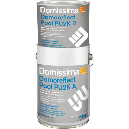 Peinture de protection - DOMOREFLECT POOL PU2K - Domissima S.A. - de piscine / intérieure / pour couverture d'étanchéité