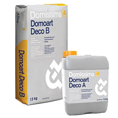 Mortier adhésif - DOMOART DECO - Domissima S.A. - pour béton / pour maçonnerie / pour chape