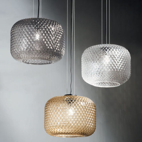 Suspension - BRANDY - Ondaluce - en métal peint / en verre soufflé / contemporaine