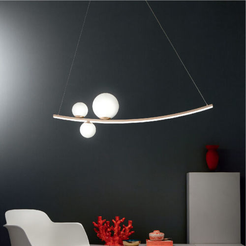 Suspension - ALTALENA - Ondaluce - en métal peint / en verre soufflé / contemporaine