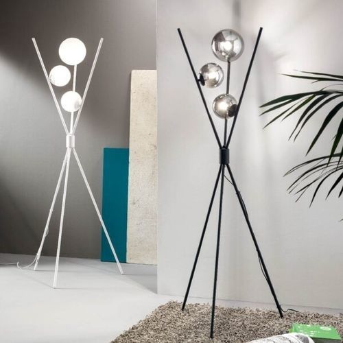 Lampe de sol - COROLLA - Ondaluce - en métal peint / en verre soufflé / contemporaine