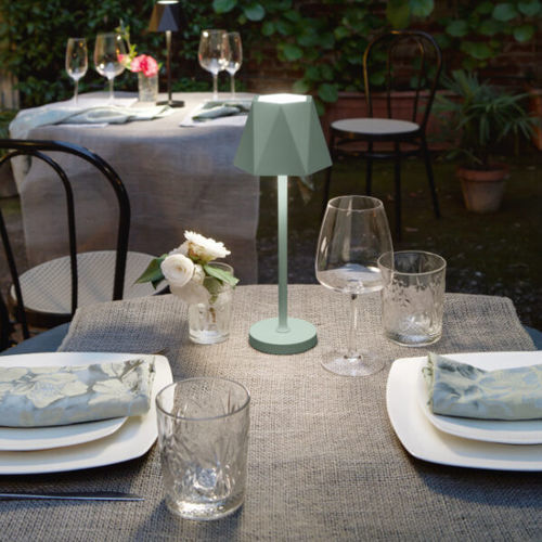Lampe de table - FIJI - Ondaluce - en aluminium / contemporaine / sans fil