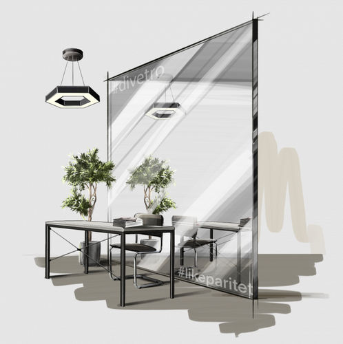 Panneau en verre miroir - PARITET LLC - de sécurité / isolant / pour agencement intérieur