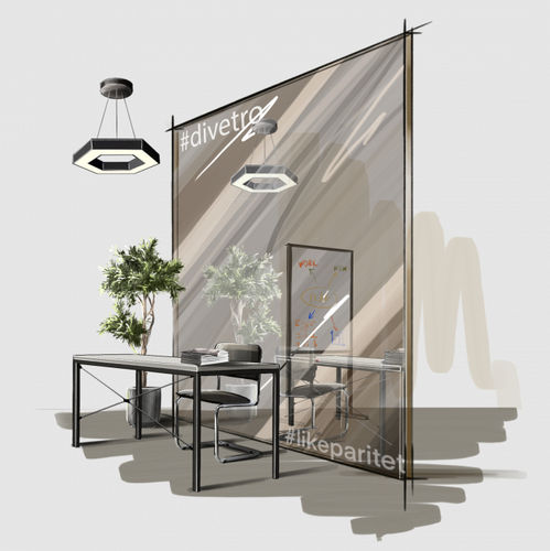 Panneau en verre transparent - TINTED - PARITET LLC - coloré / pour agencement intérieur / gris