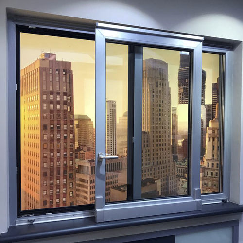 Fenêtre en verre - PARITET LLC - en plastique / oscillo-coulissante / fixe