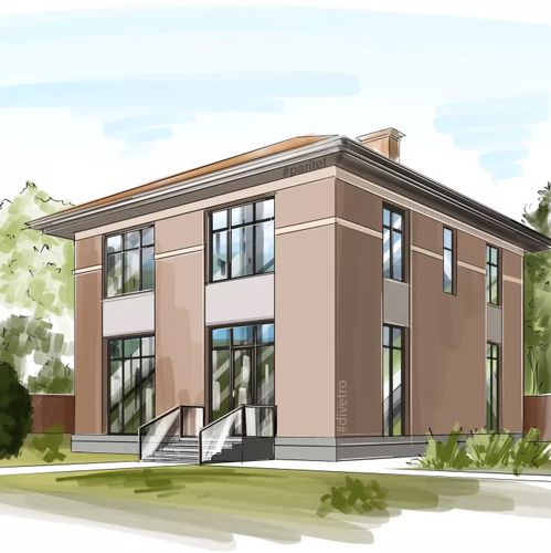 Porte d'entrée - PARITET LLC - en verre / en plastique / battante