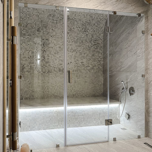 Cabine sanitaire en verre - PARITET LLC - en verre trempé / pour douche / pour intérieur