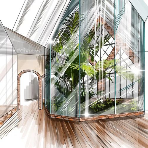 Cloison fixe - PARITET LLC - en verre / professionnelle / résidentielle