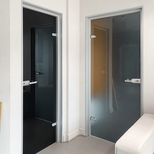 Porte d'intérieur - PARITET LLC - en verre / coulissante / pliante