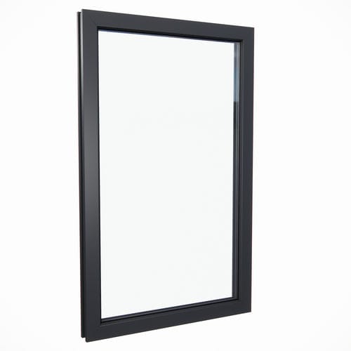 Fenêtre en verre - PARITET LLC - en PVC / fixe / à double vitrage