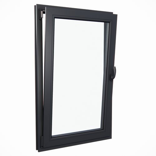 Fenêtre aluminium - NORMCORE - PARITET LLC - en uPVC / oscillo-battante / 2 vantaux