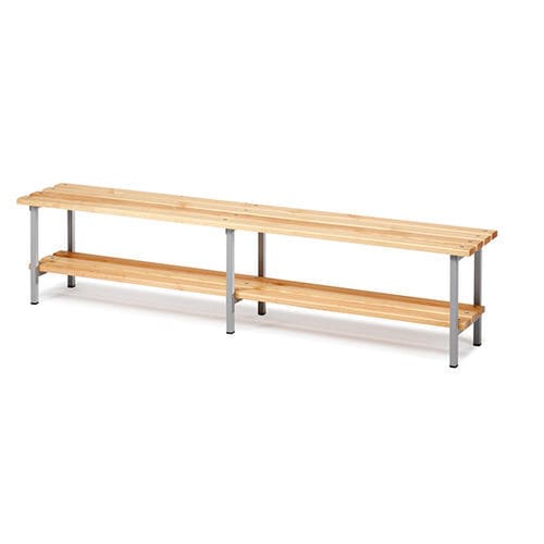 Banc de vestiaire contemporain - BY1000 - COMERCIAL DE INDUSTRIAS REUNIDAS, S.A. - en bois / en pin / en métal