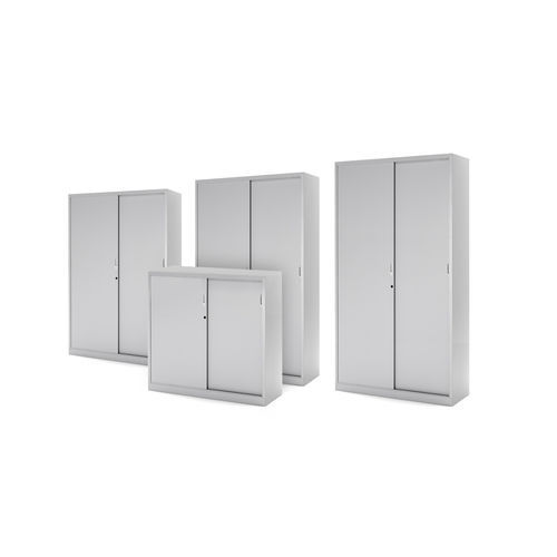 Armoire de classement haute - ORDER CM - COMERCIAL DE INDUSTRIAS REUNIDAS, S.A. - en acier / époxy / avec porte battante