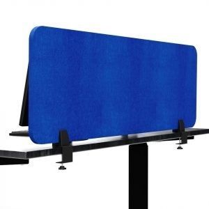 Séparateur de bureau sur bureau - INT 3D AKUSTIX  - COMERCIAL DE INDUSTRIAS REUNIDAS, S.A. - en verre / en bois / en méthacrylate