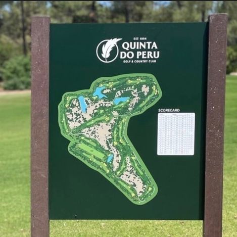 Panneau d'information pour espace public - GOLF COURSE MAP - Floema - pour parcours de golf / d'extérieur / en plastique recyclé