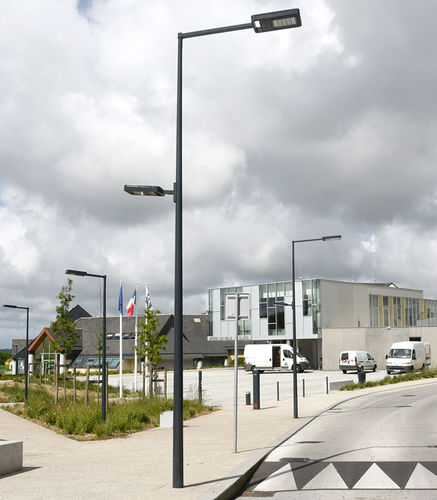 Lampadaire en fonte d'aluminium - PIXEL - ECLATEC International - urbain / de jardin / contemporain
