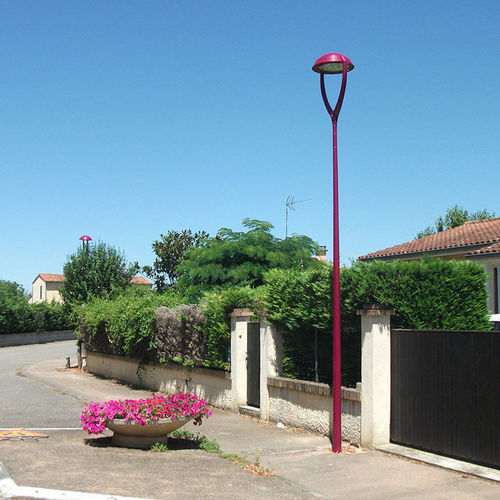 Lampadaire en fonte d'aluminium - INDICE-CONIC - ECLATEC International - urbain / contemporain / en polycarbonate