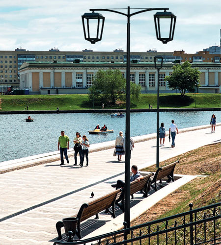 Lampadaire urbain - OXYA - ECLATEC International - contemporain / en polycarbonate / à LED