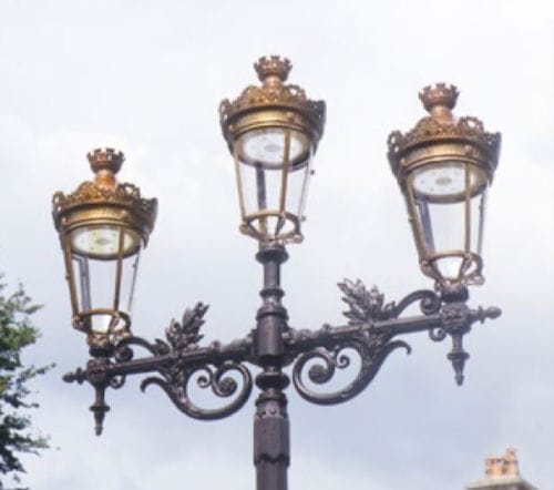 Console pour lampadaire urbain en fonte - MANOIR - ECLATEC International
